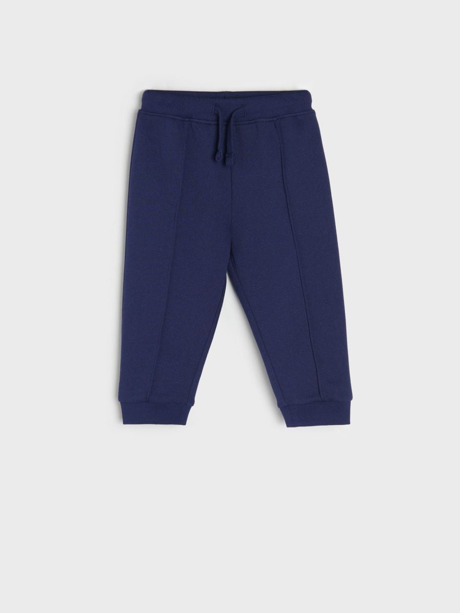 Spodnie dresowe jogger - niebieski - SINSAY