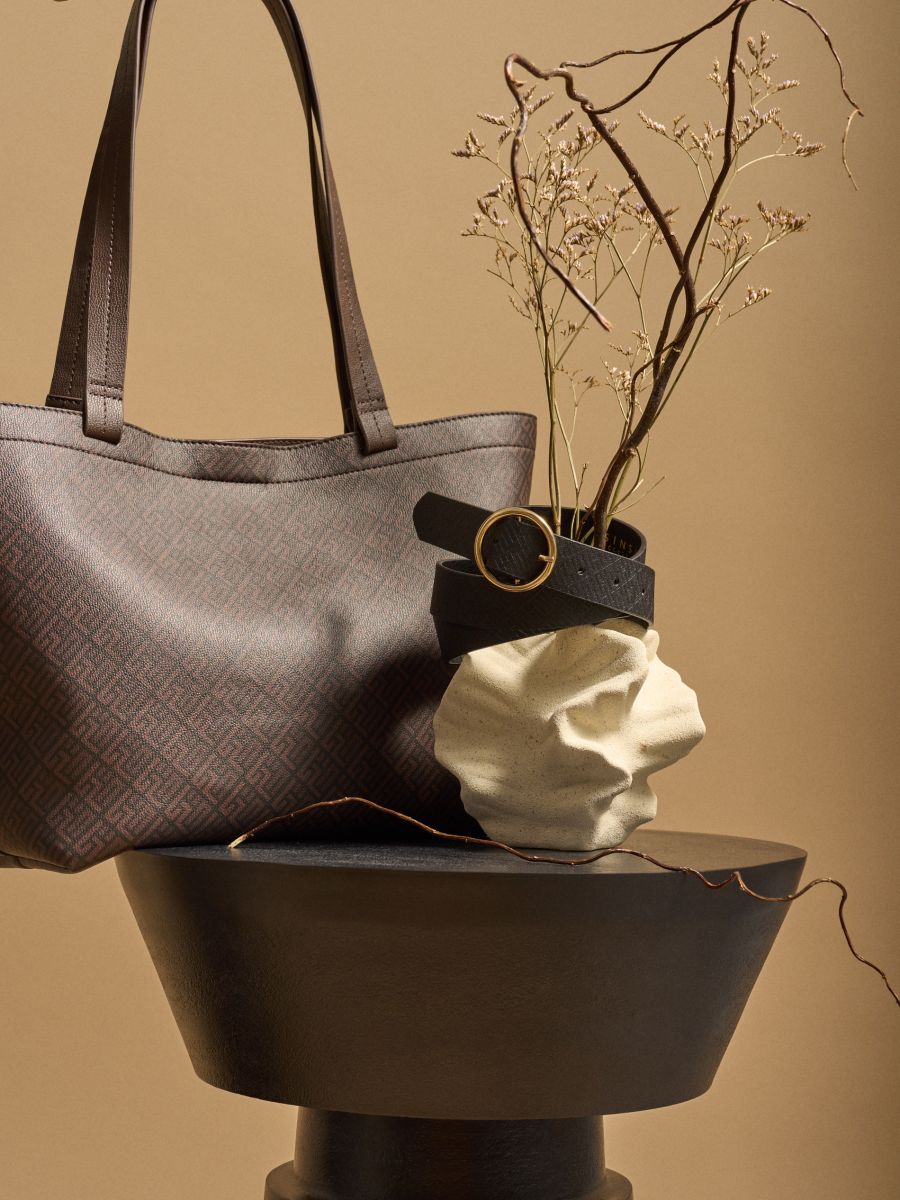 Shopper torba sa monogramom - šareno - SINSAY