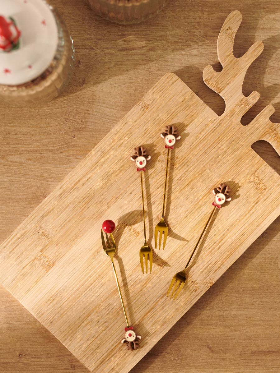 Set di 3 Forchette in acciaio inossidabile riciclato Natur Shine SG7766