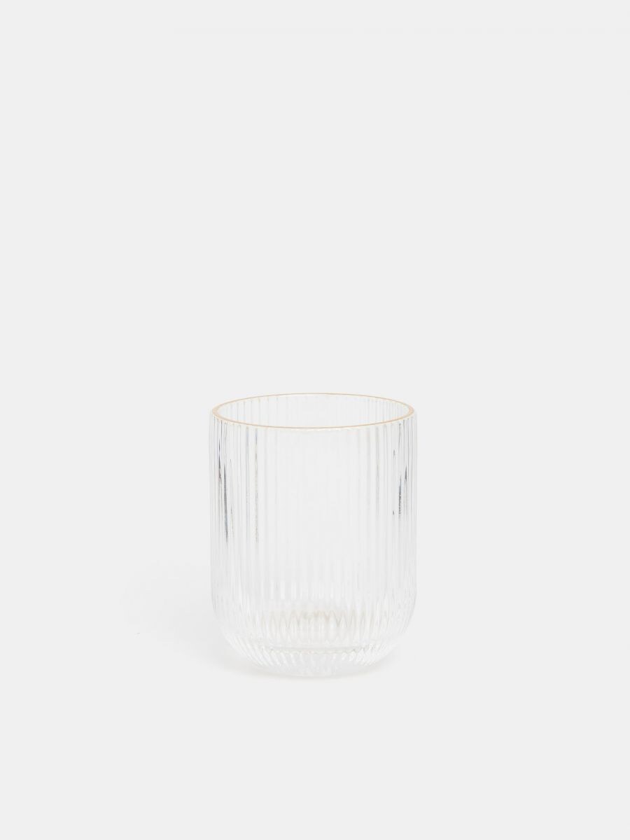 Staklena čaša - bijela - SINSAY
