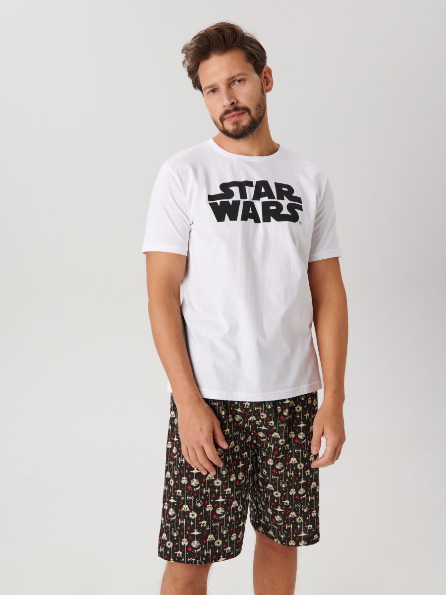 Pyžamová souprava Star Wars - bílá - SINSAY