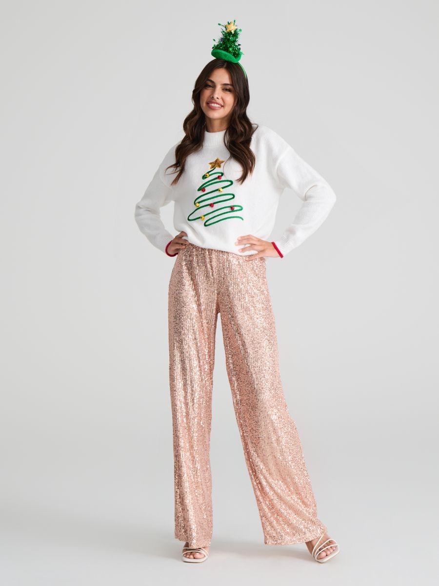 Штани - золотий - SINSAY