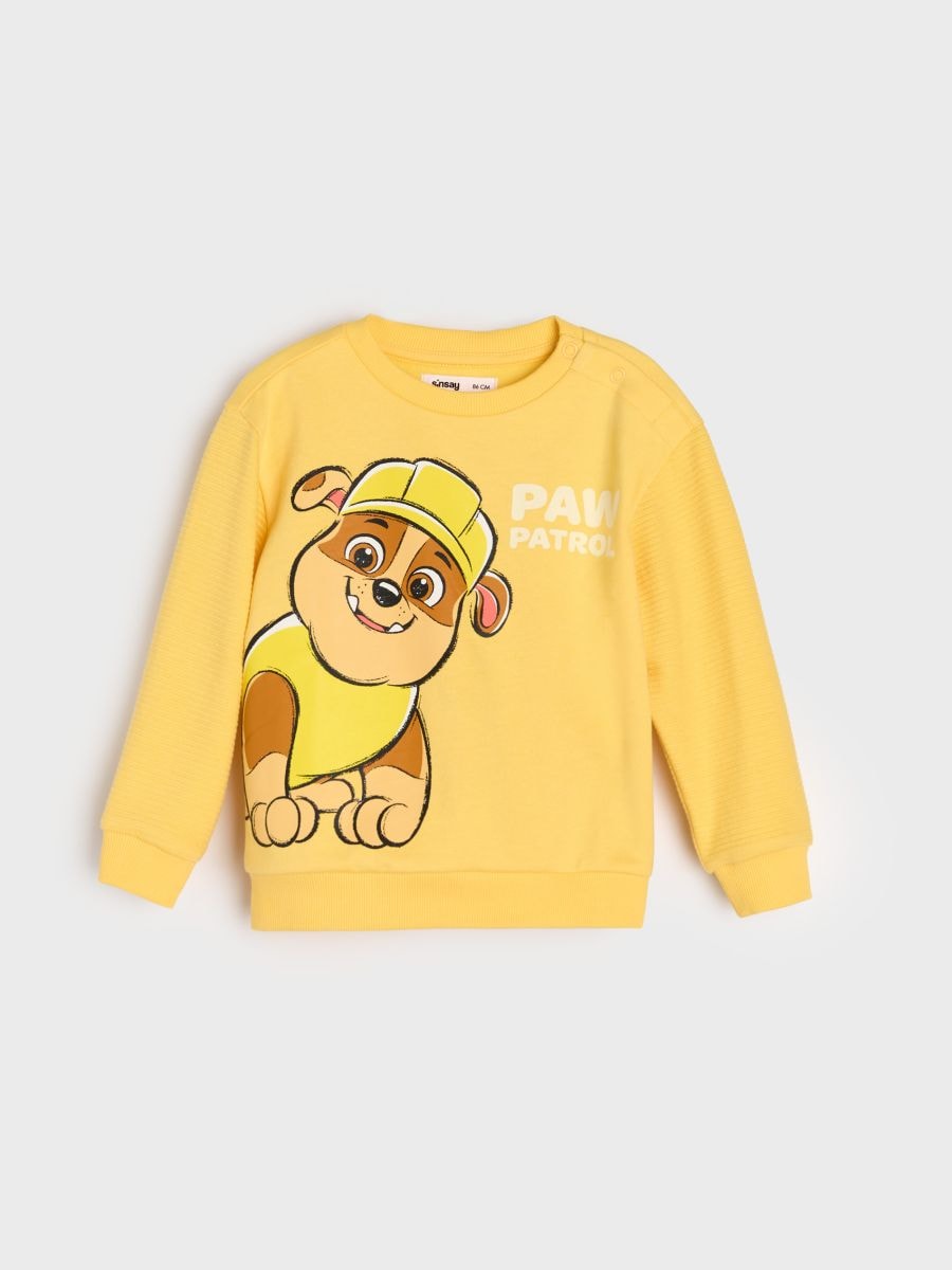 Pamučna dukserica sa printom Paw Patrol - krem - SINSAY