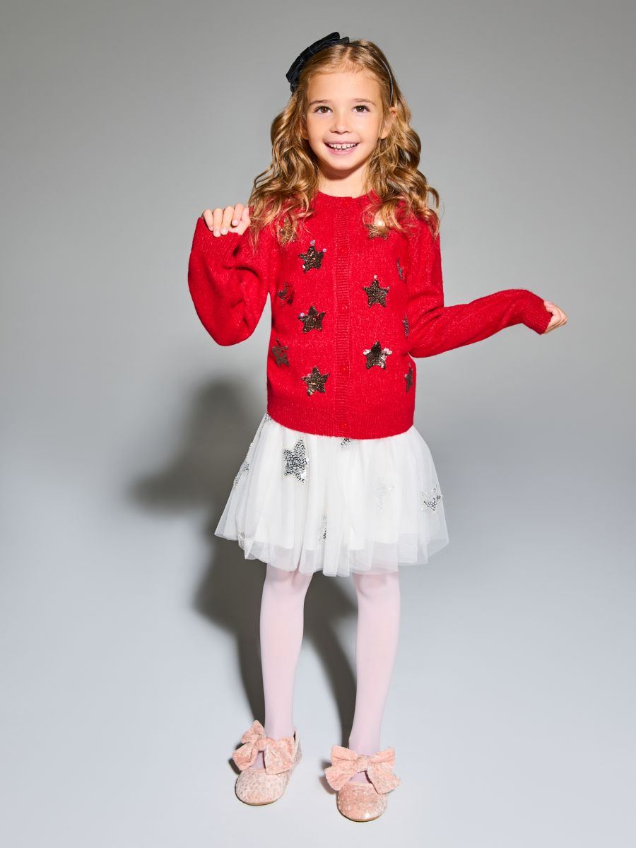 Gonna ampia con tulle e paillettes decorative - multicolor - SINSAY