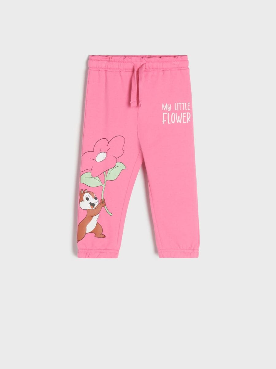 Παντελόνι φόρμας jogger Chip ‘n’ Dale - ροζ - SINSAY