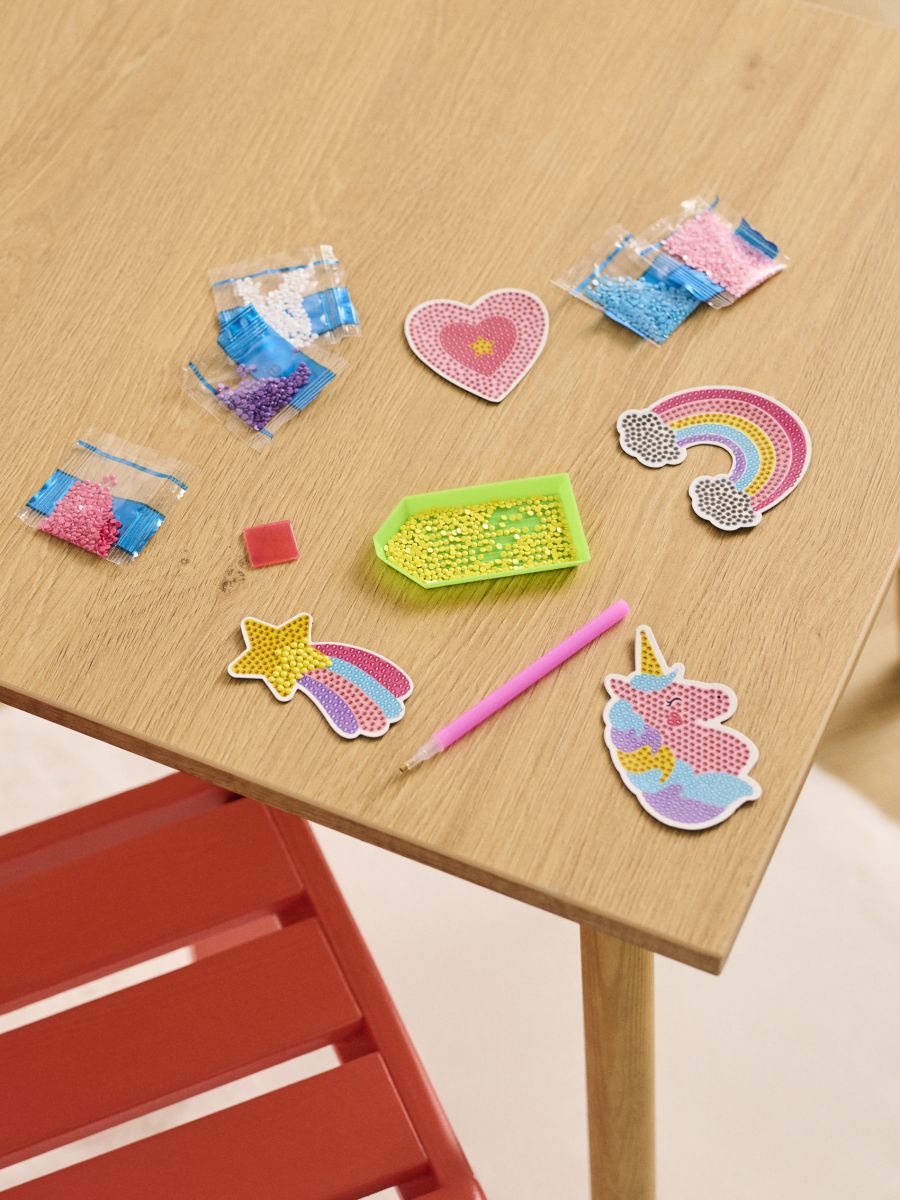 Magnetická DIY sada - pastelová ružová - SINSAY