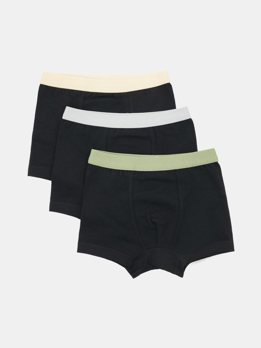 Medvilniniai bokseriai 3 vnt. rinkinys - multicolor - SINSAY