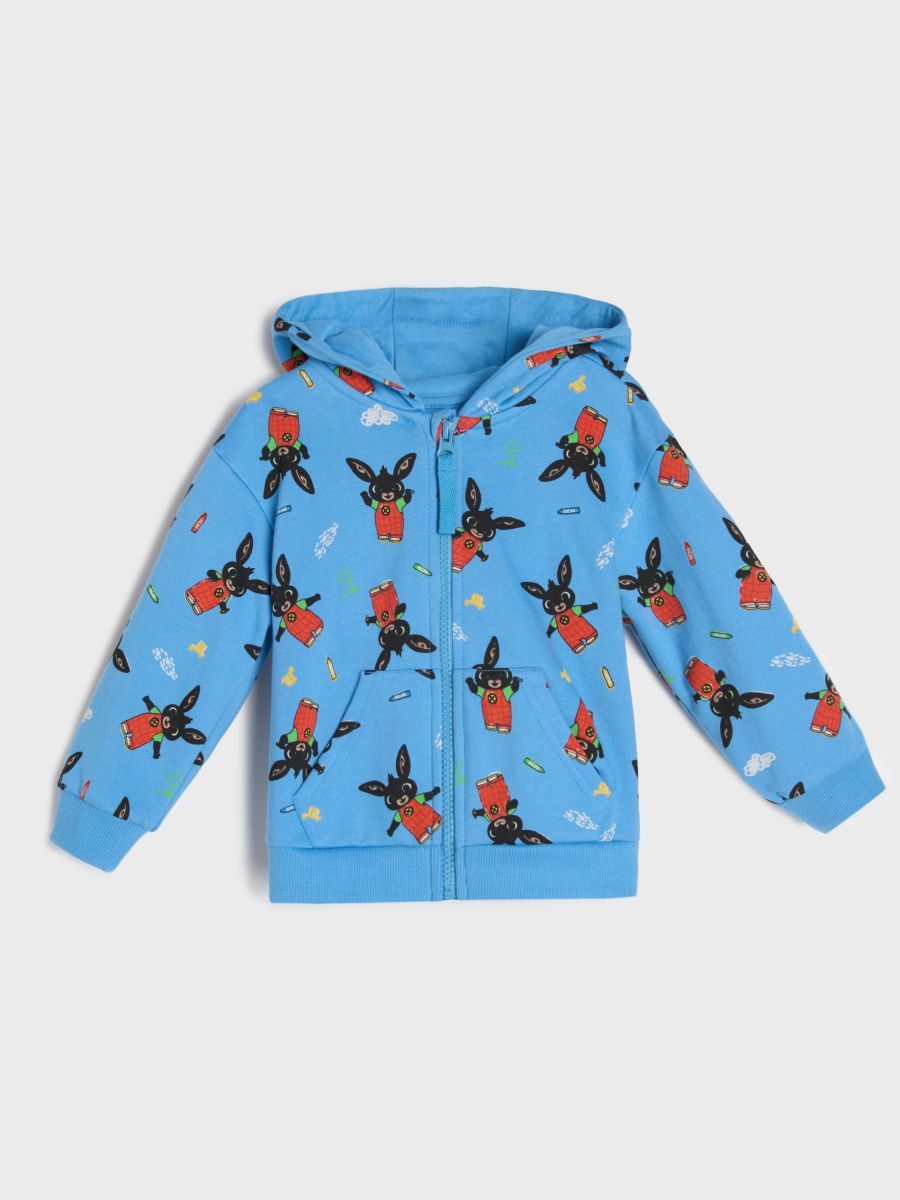 Gornji dio trenirke s kapuljačom Bing - plava - SINSAY