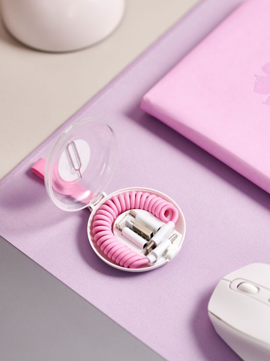 USB-kábel - rózsaszín - SINSAY