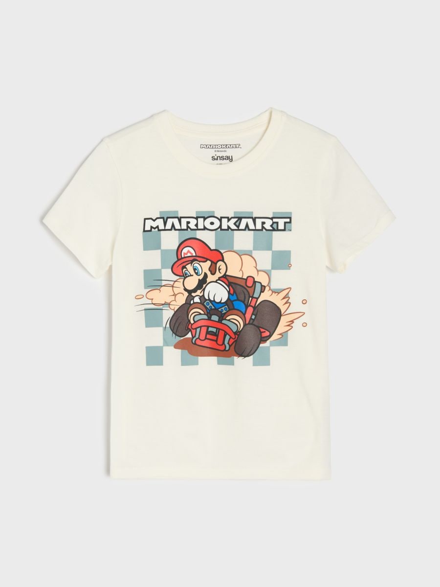 Marškinėliai Super Mario - balta - SINSAY