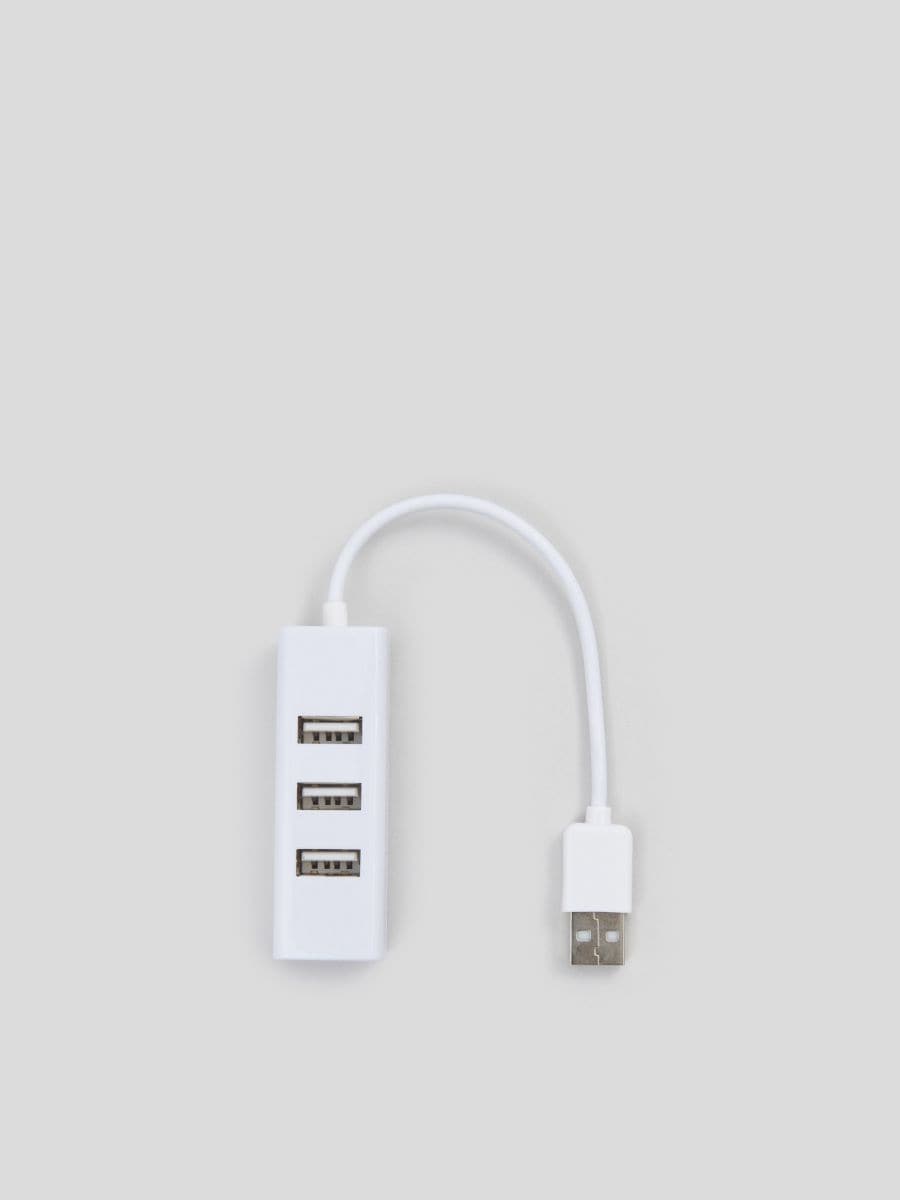 Προσαρμογέας USB - λευκο - SINSAY