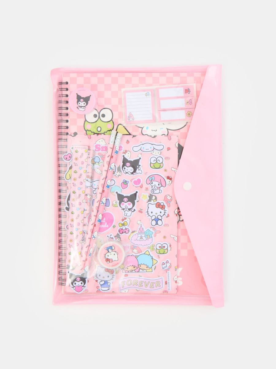 Set šolskih pripomočkov 11 pack Hello Kitty - večbarvna - SINSAY