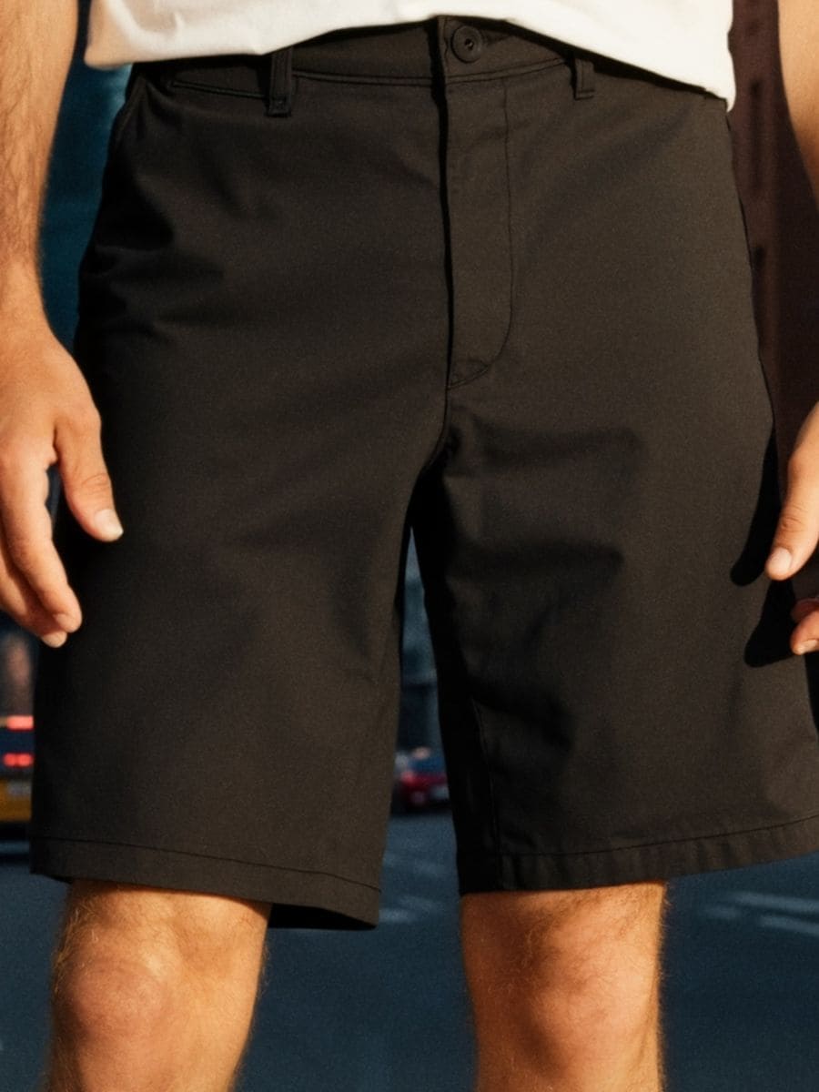 Pantaloncini chino - nero - SINSAY