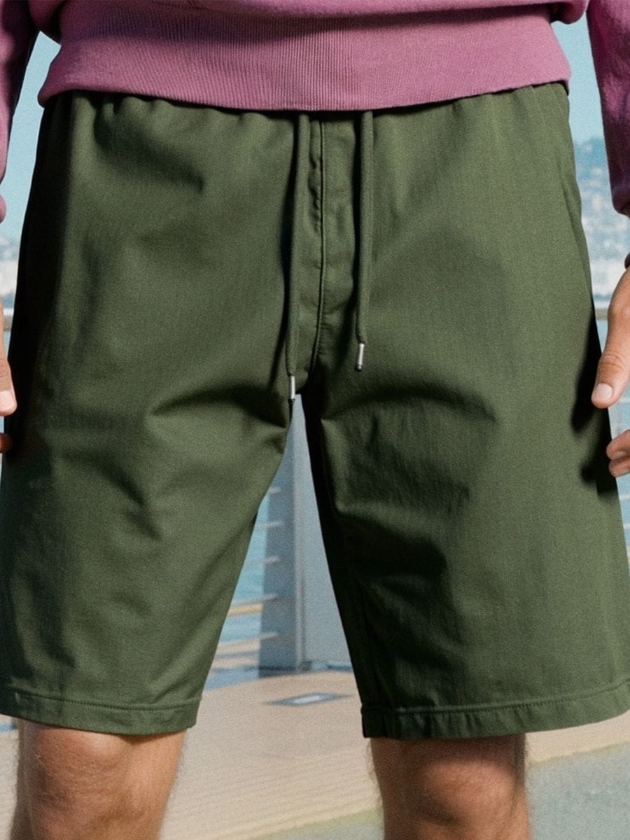 Szorty jogger - khaki - SINSAY
