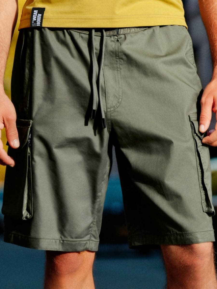Szorty - khaki - SINSAY