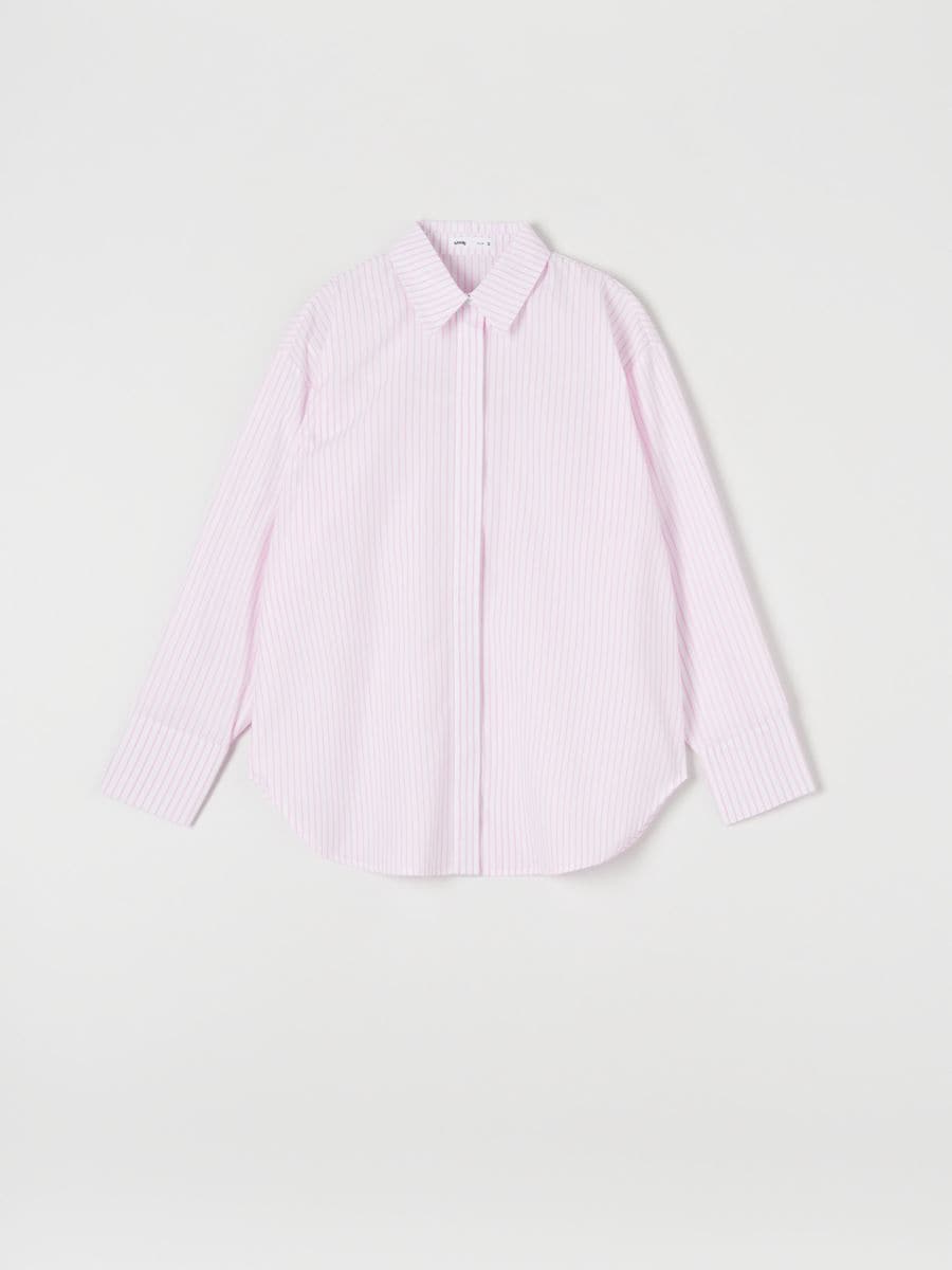Camicia a righe - rosa - SINSAY