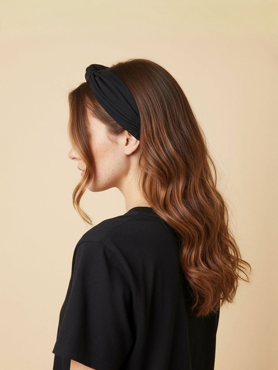 Opaska do włosów - czarny - SINSAY