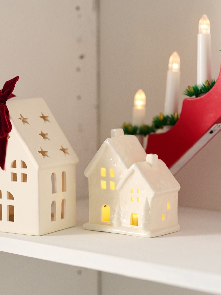 Lampka LED w kształcie domku - biały - SINSAY