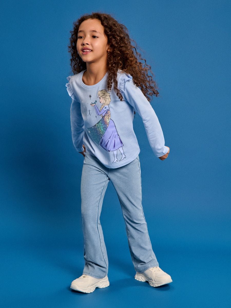 Лонгслів Frozen - light blue - SINSAY