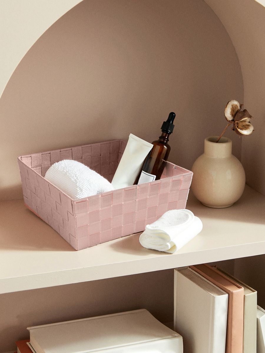 Košara za shranjevanje - pastelno roza - SINSAY