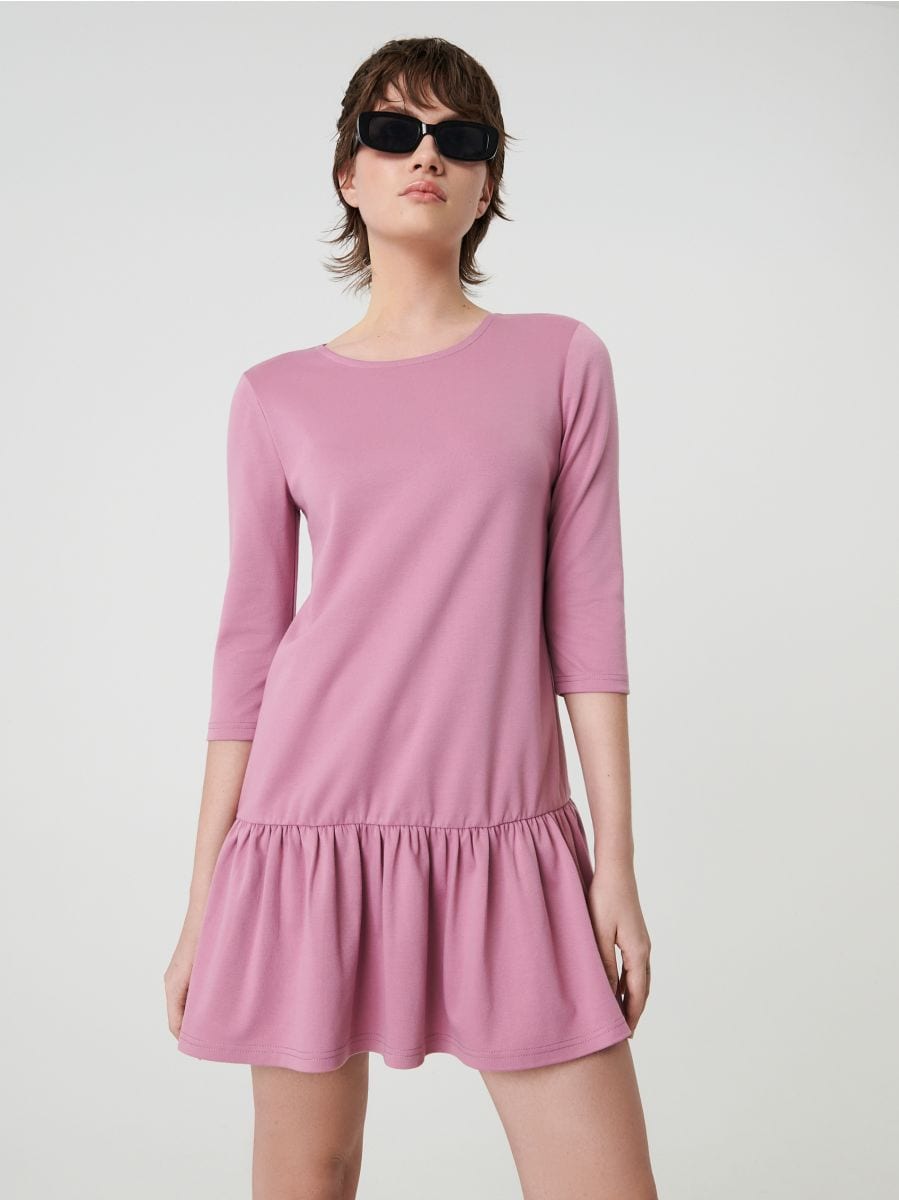 Mini vestito babydoll - rosa cipria - SINSAY
