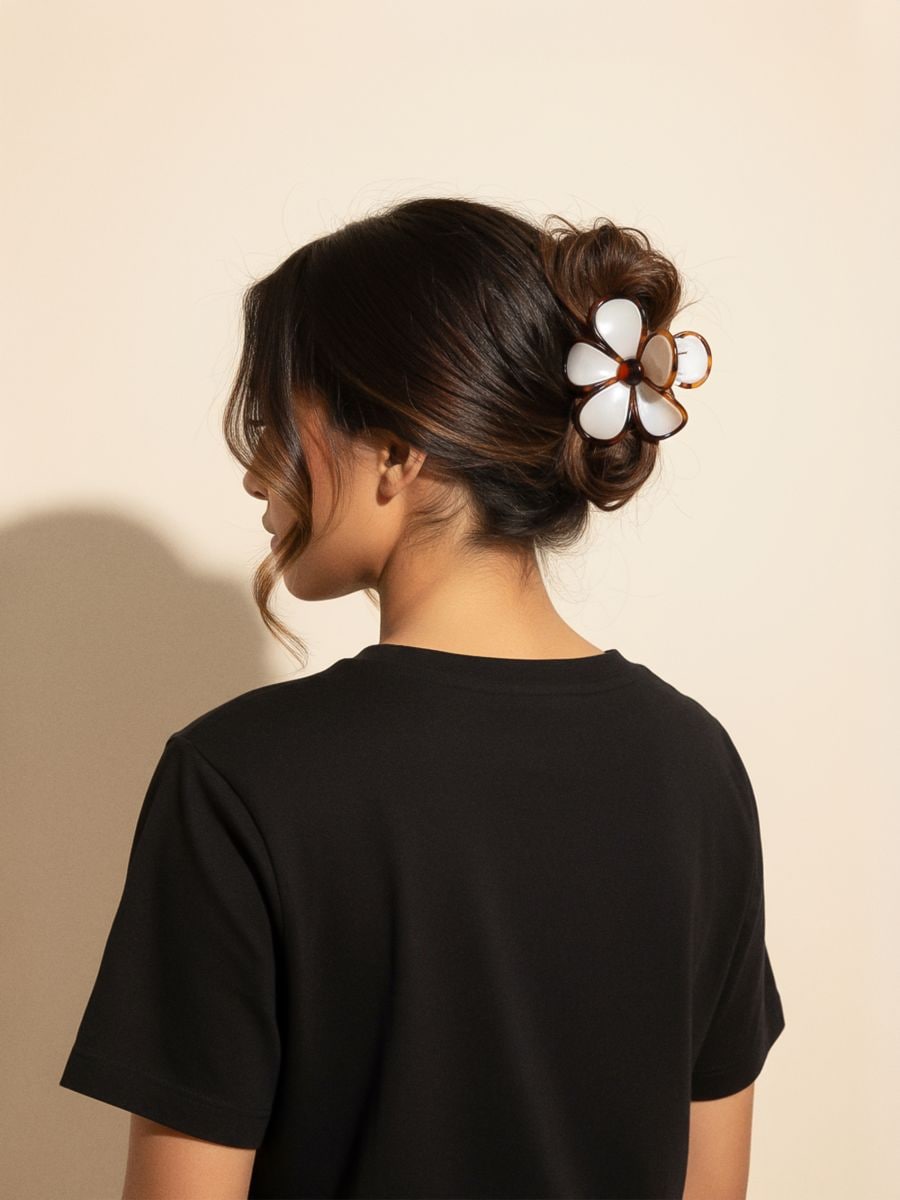 Spinka do włosów w kształcie kwiatu - wielobarwny - SINSAY