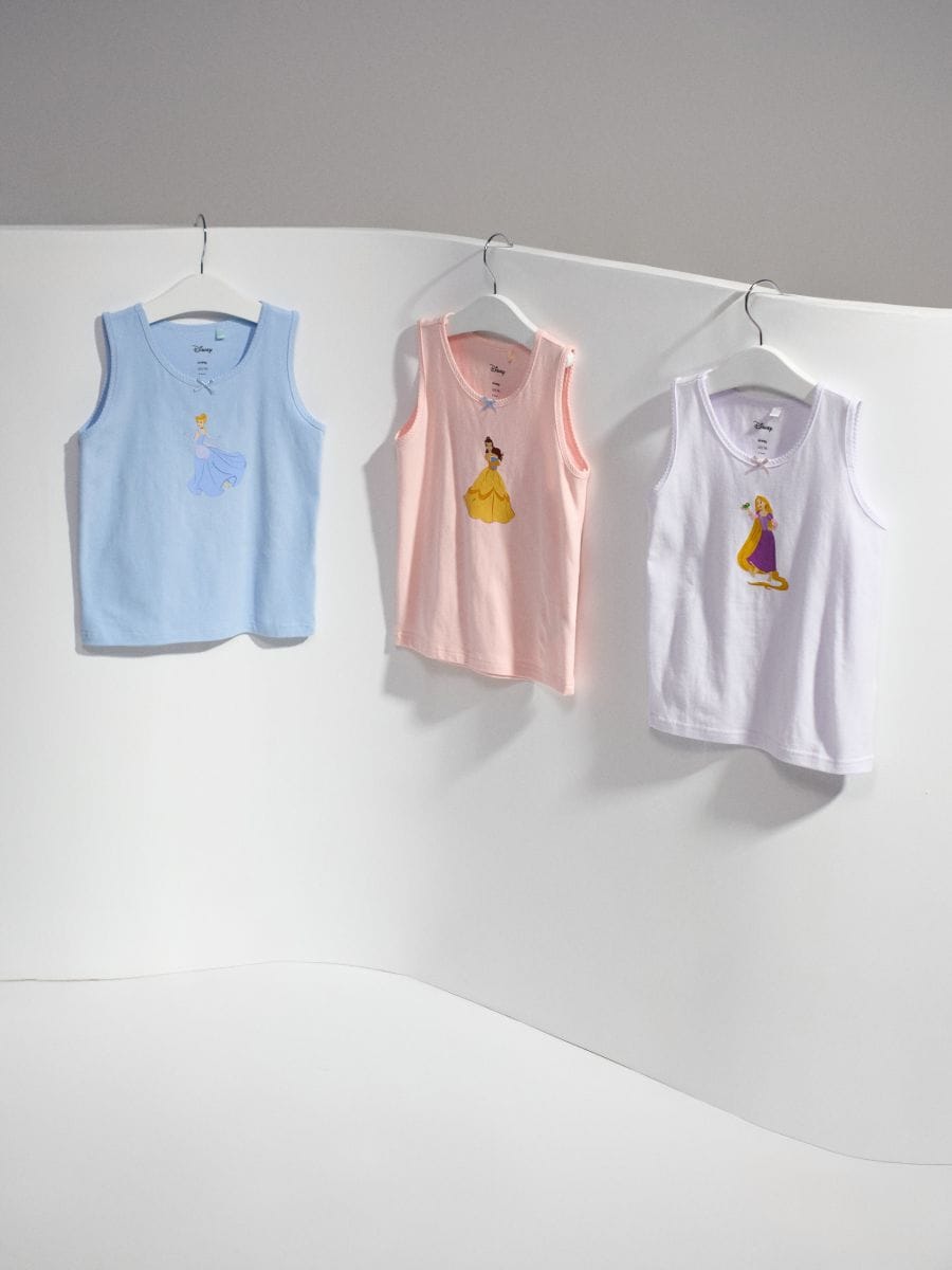 Confezione da 3 canottiere Disney Princess - bianco - SINSAY