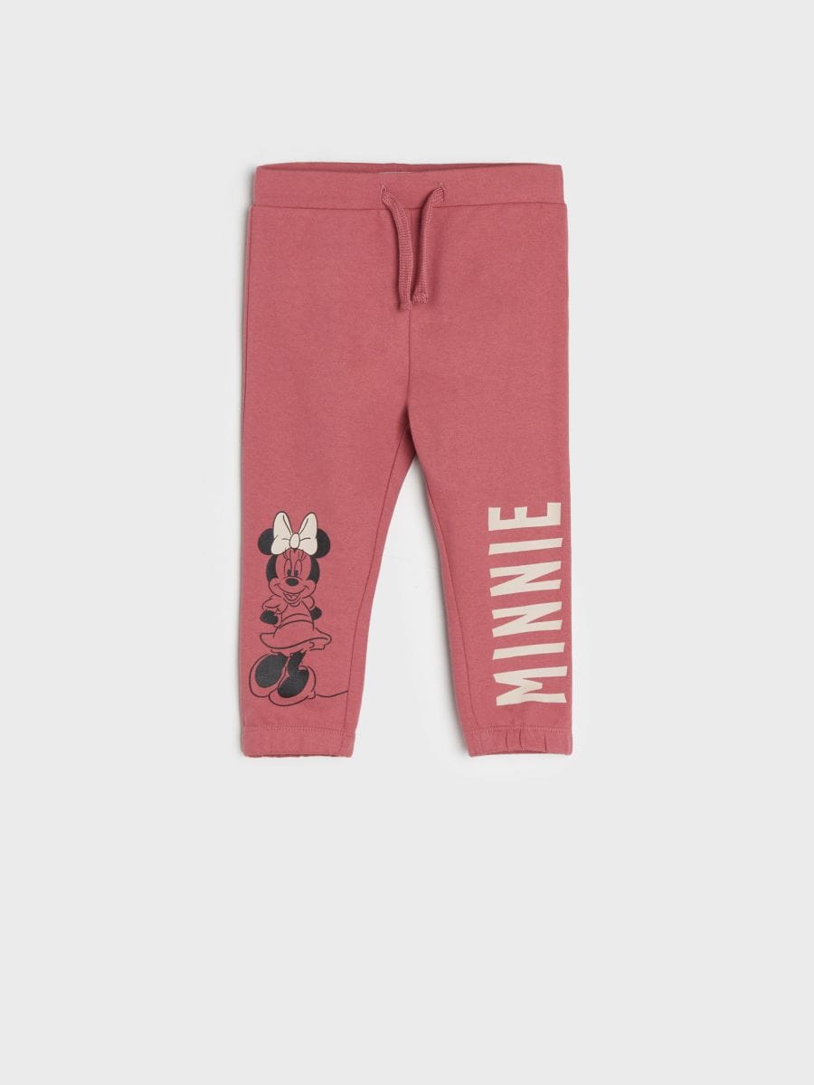 Трикотажні штани Minnie Mouse - буряковий - SINSAY