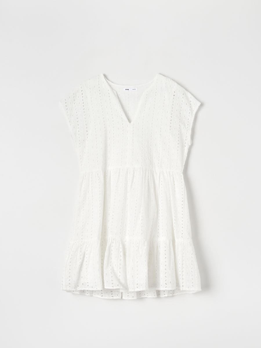 Mini vestito - bianco - SINSAY