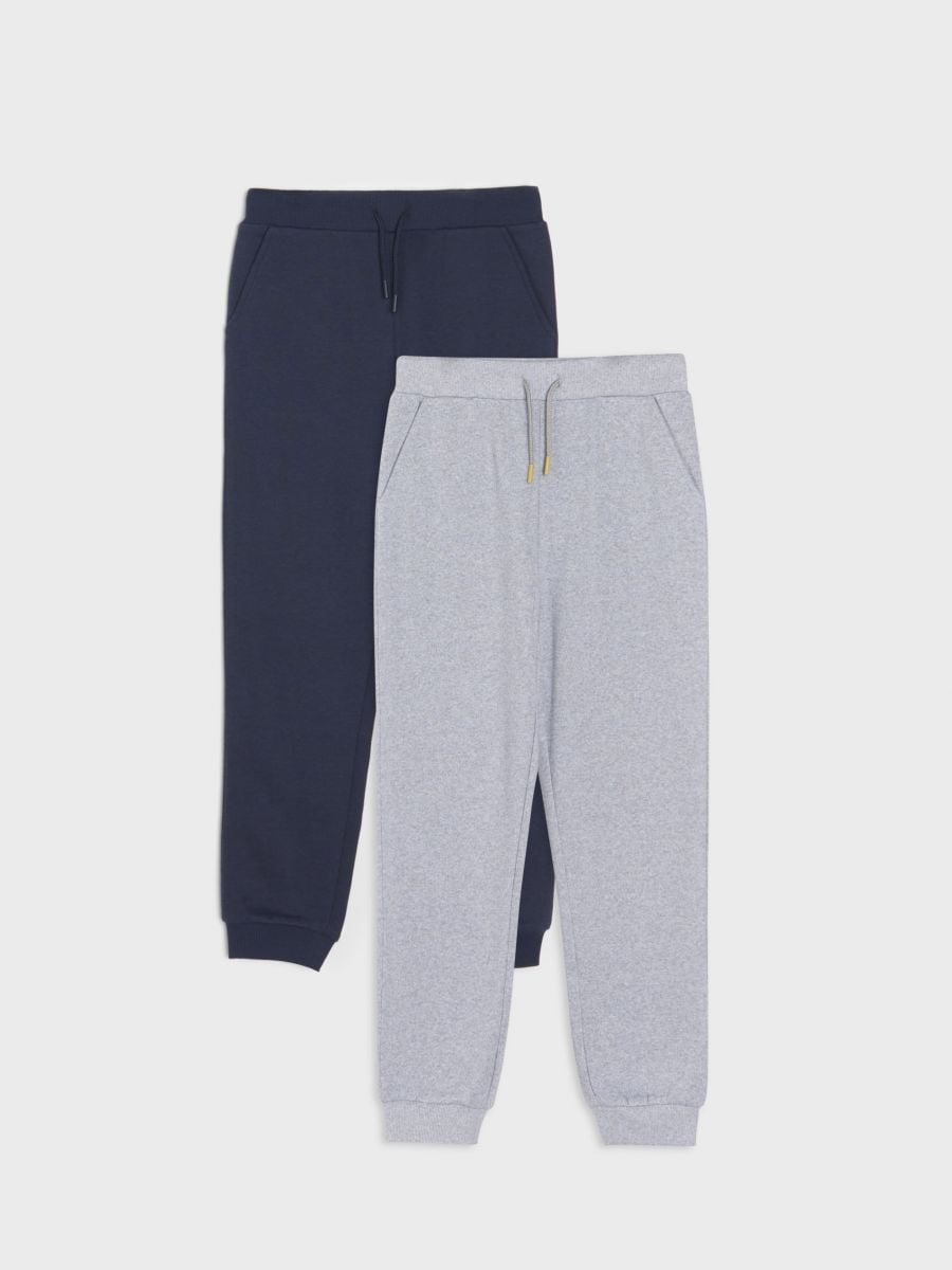 Komplet 2 športnih hlač jogger - srednje siva - SINSAY