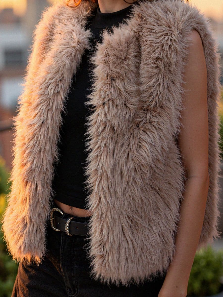 Vestă - bej - SINSAY