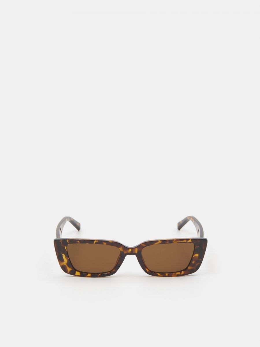 Okulary przeciwsłoneczne - brązowy - SINSAY