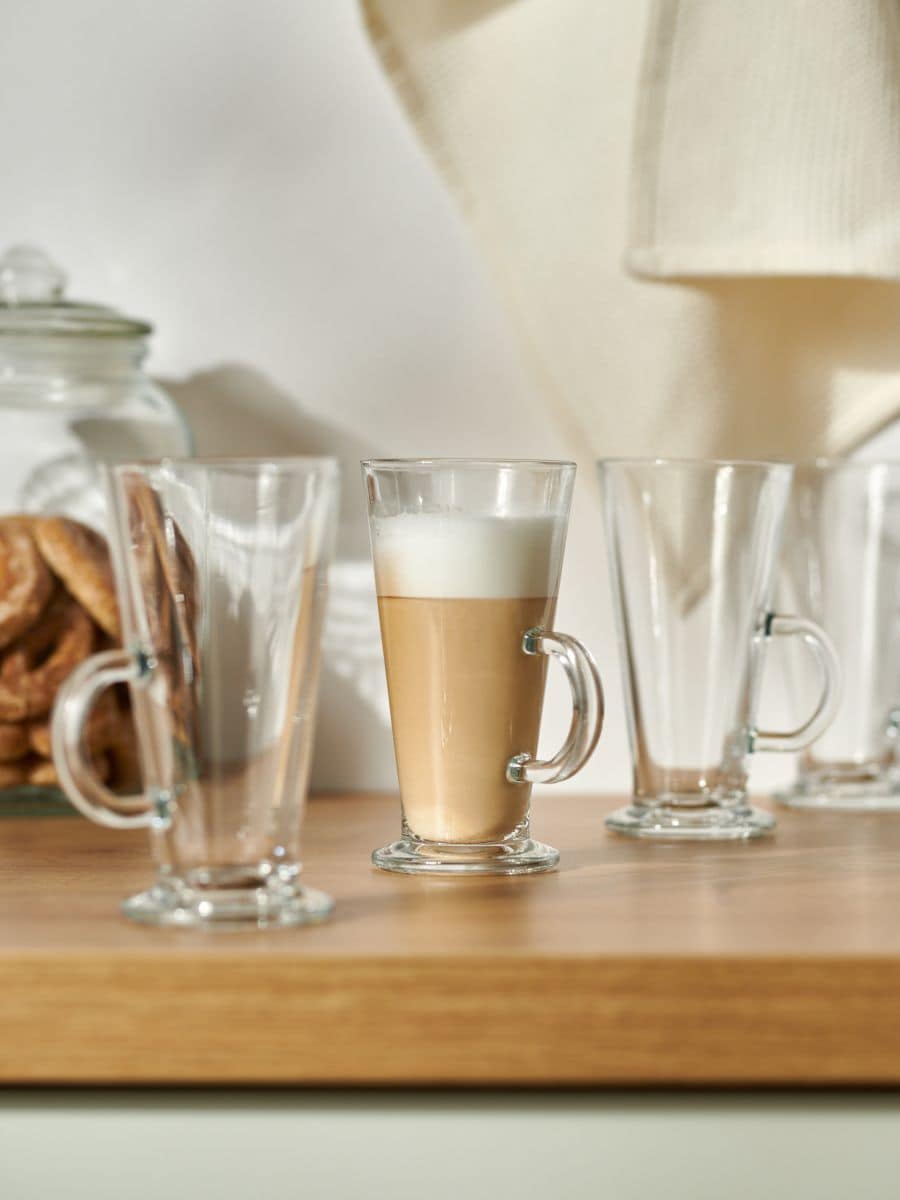 Szklanki do latte 4 pack - biały - SINSAY