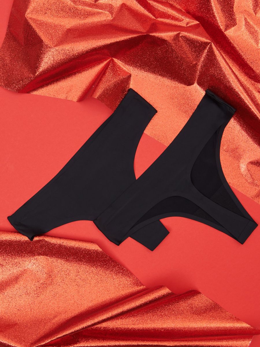 Aluspüksid, 2 tk - must - SINSAY