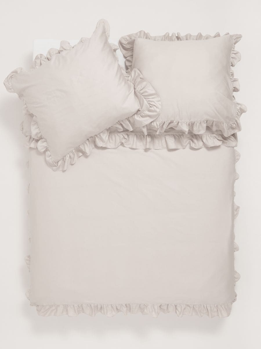 Bavlnená posteľná súprava - béžová - SINSAY