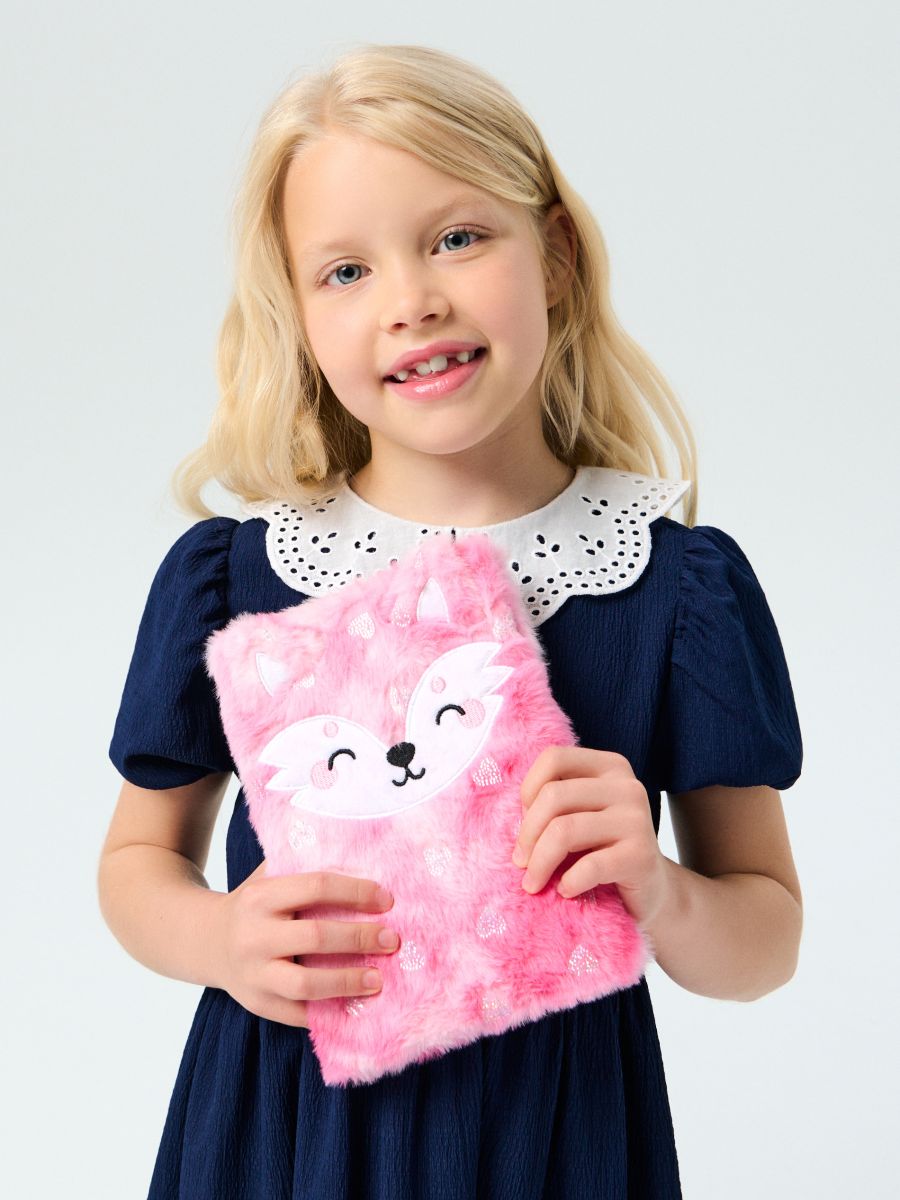 Notes bolyhos borítással - rózsaszín - SINSAY