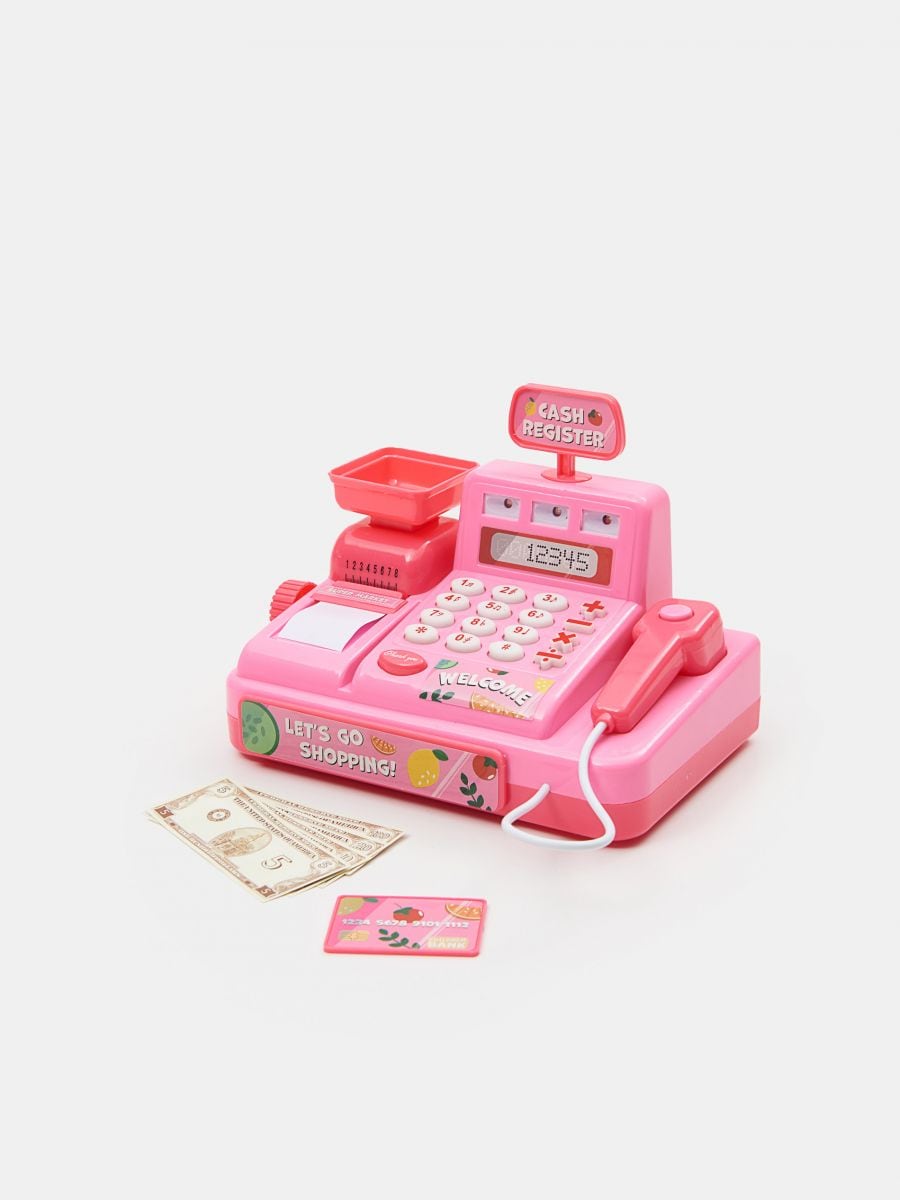 Registratore di cassa giocattolo Colore rosa shocking - SINSAY - 5880M-42X