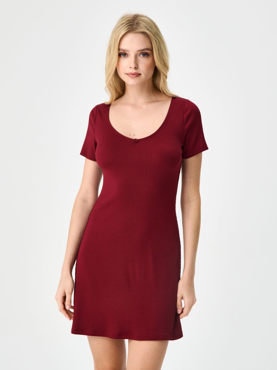 Kleid - Kastanienbraun - SINSAY