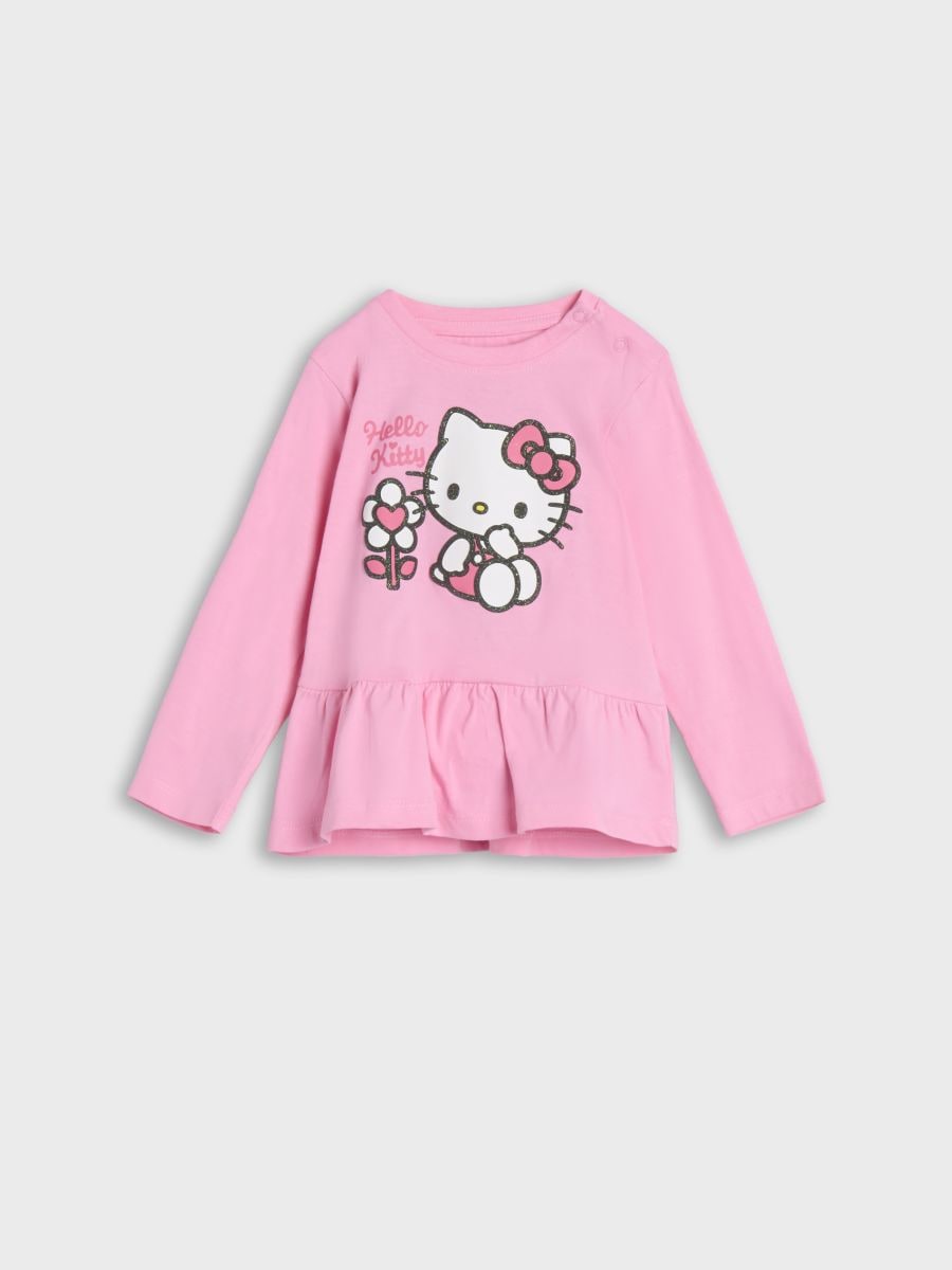 Tričko Hello Kitty - begóniová - SINSAY