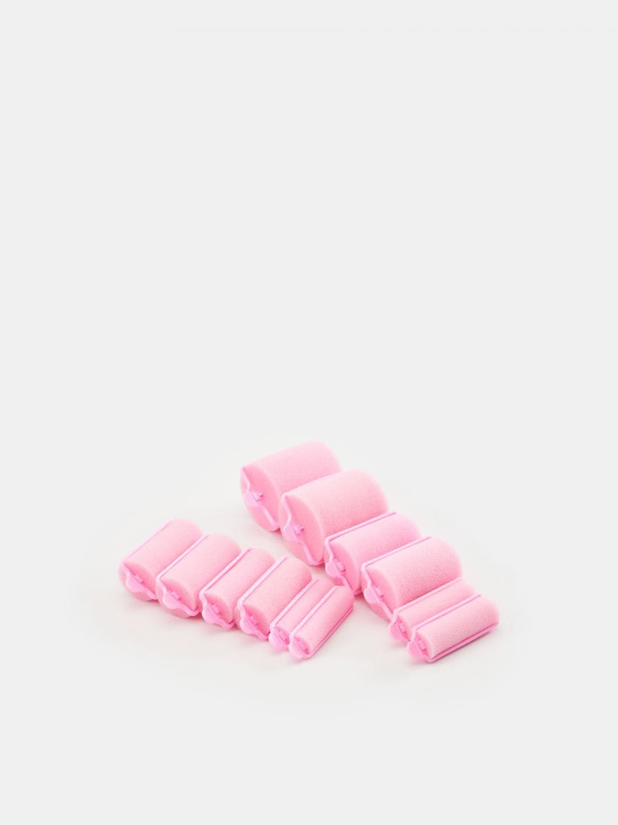 12 plaukų suktukų pakuotė - pastelinė rožinė - SINSAY