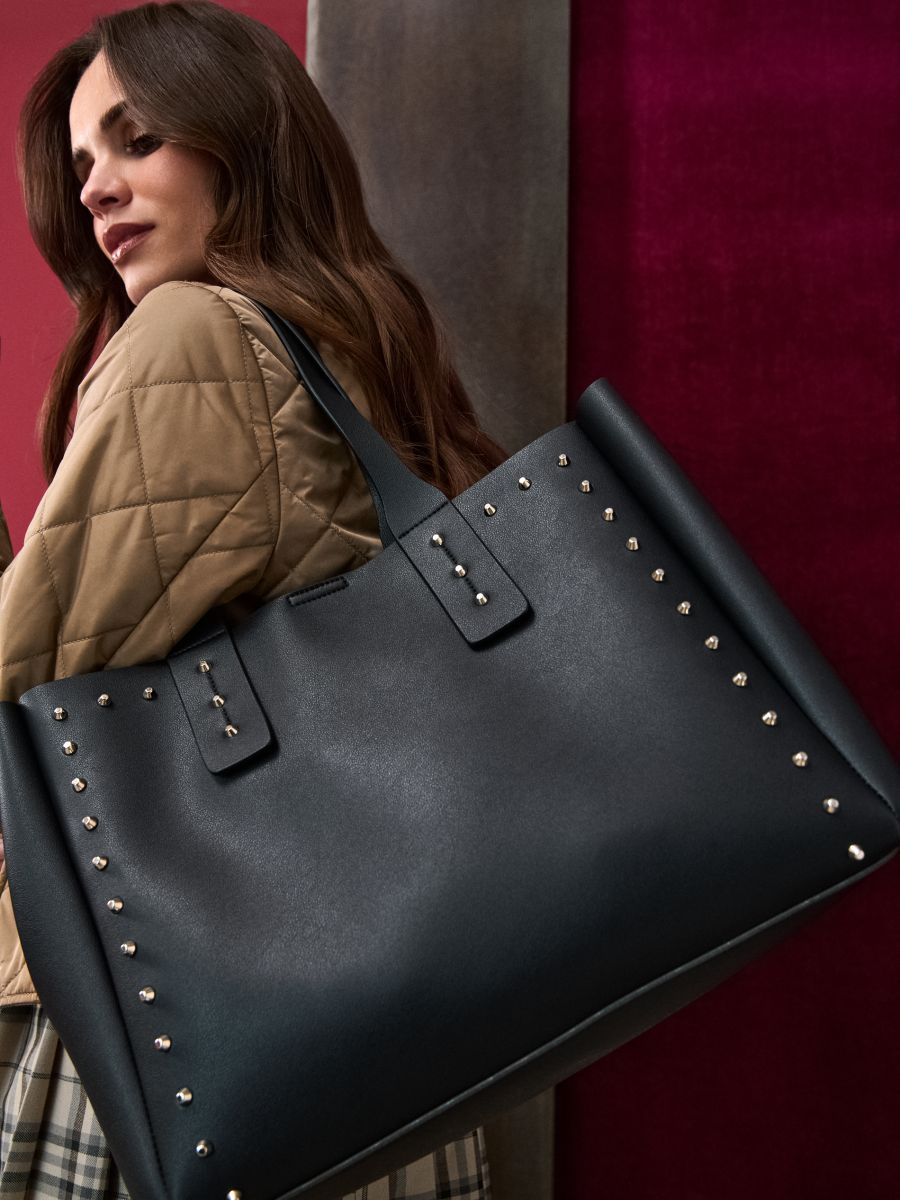 Shopper torba - crno - SINSAY