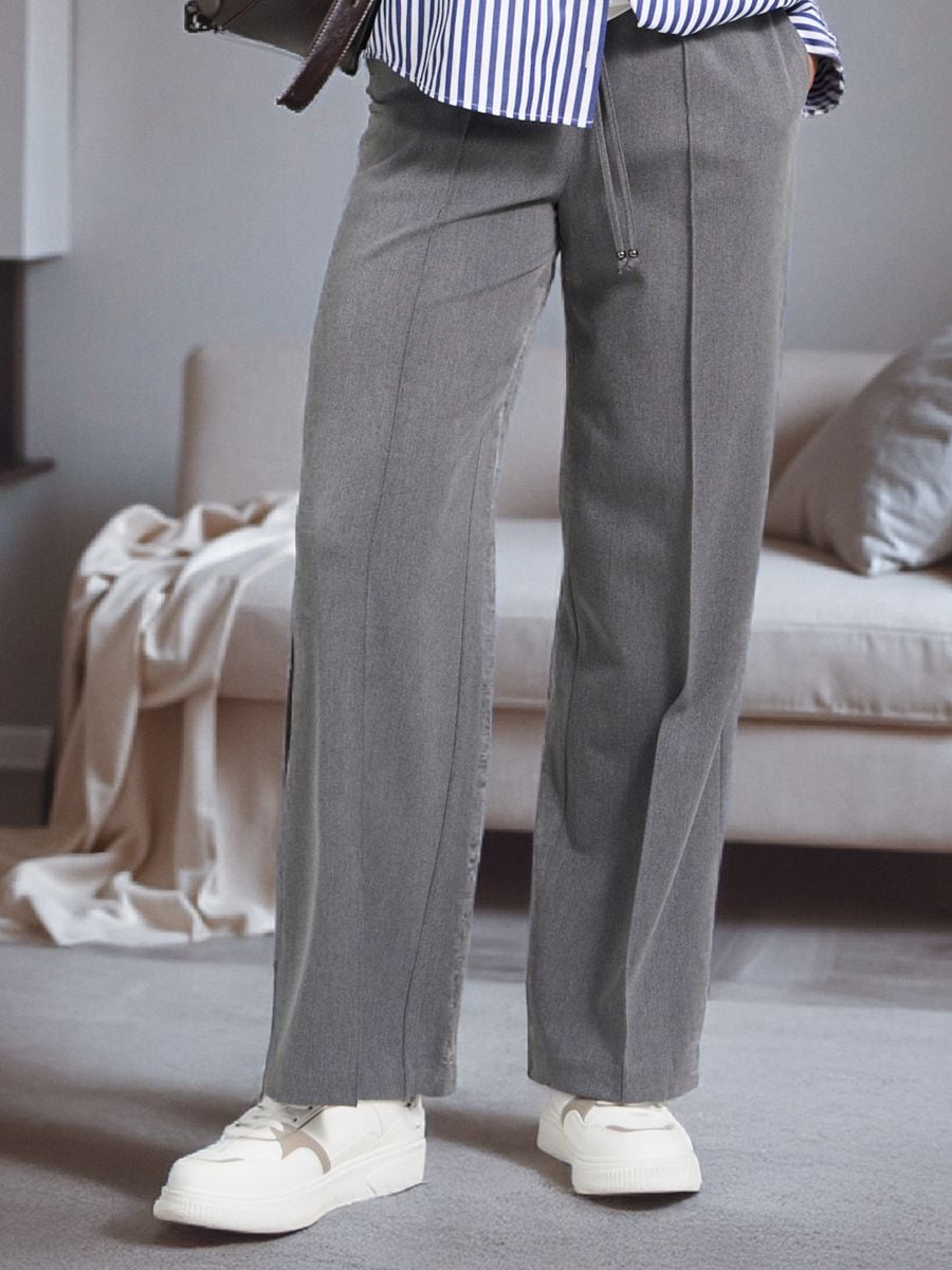 Kelnės - tamsiai pilka - SINSAY