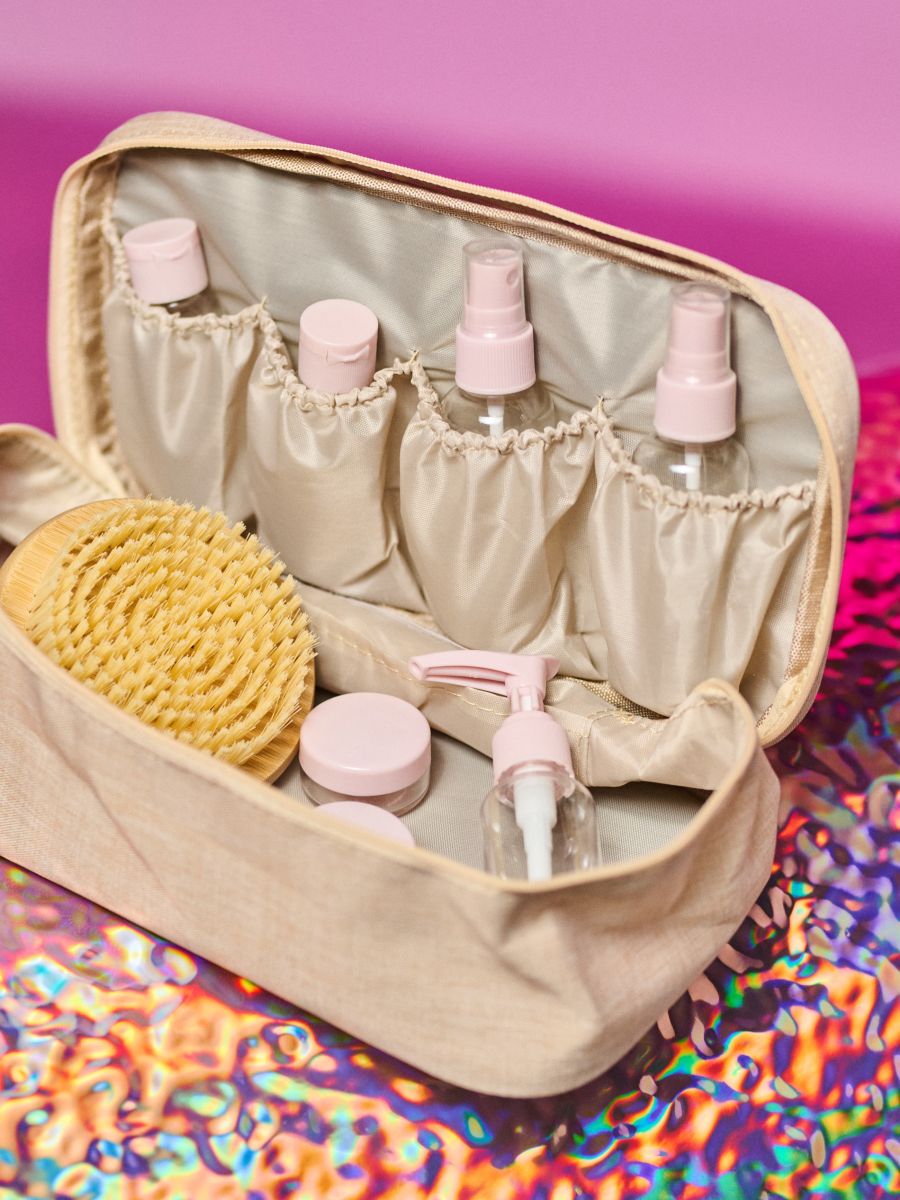 Set de sticle de călătorie 7 pack - roz-pastel - SINSAY