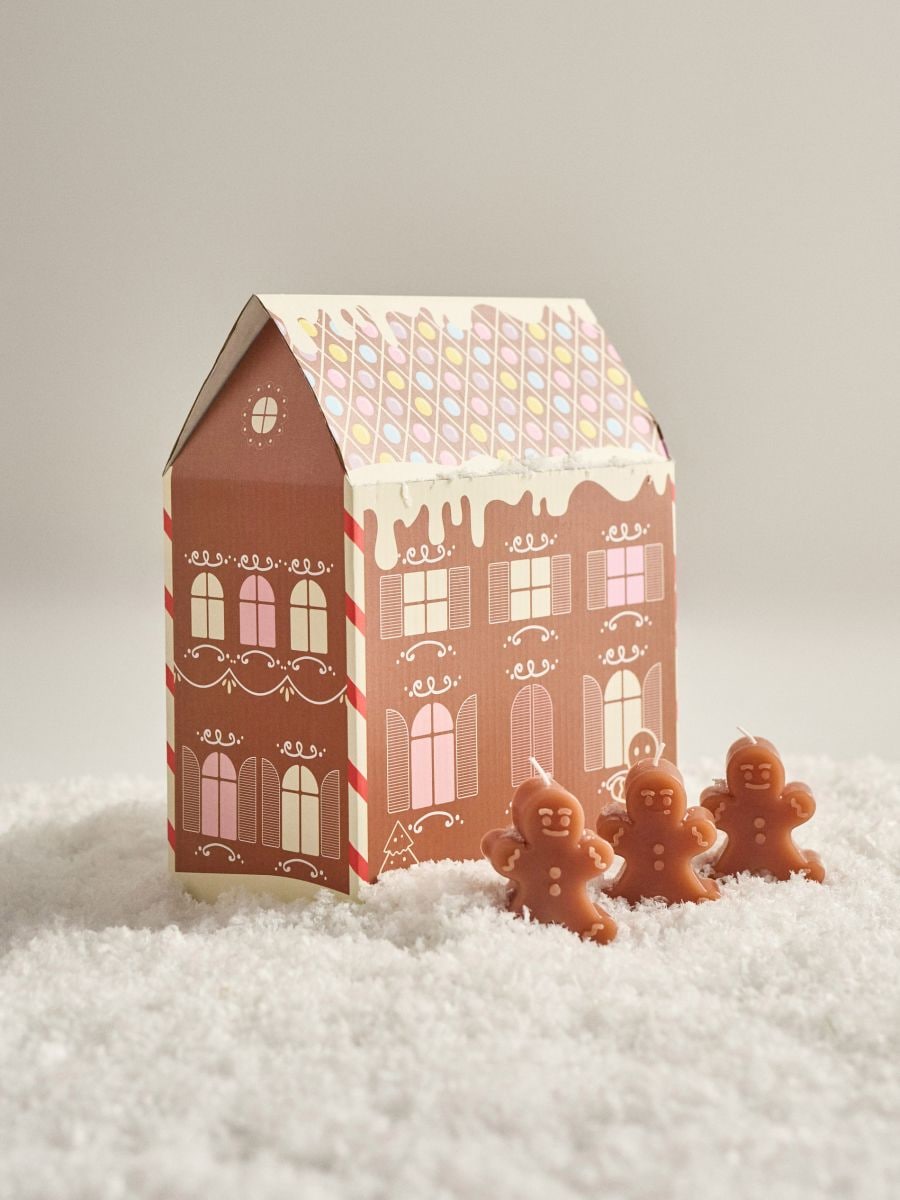 Κουτί αποθήκευσης με καπάκι σε χριστουγεννιάτικο μοτίβο - πολυχρωμο - SINSAY