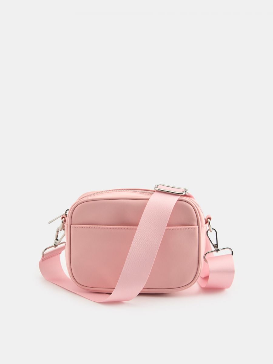 Koženková kabelka - pastelová růžová - SINSAY