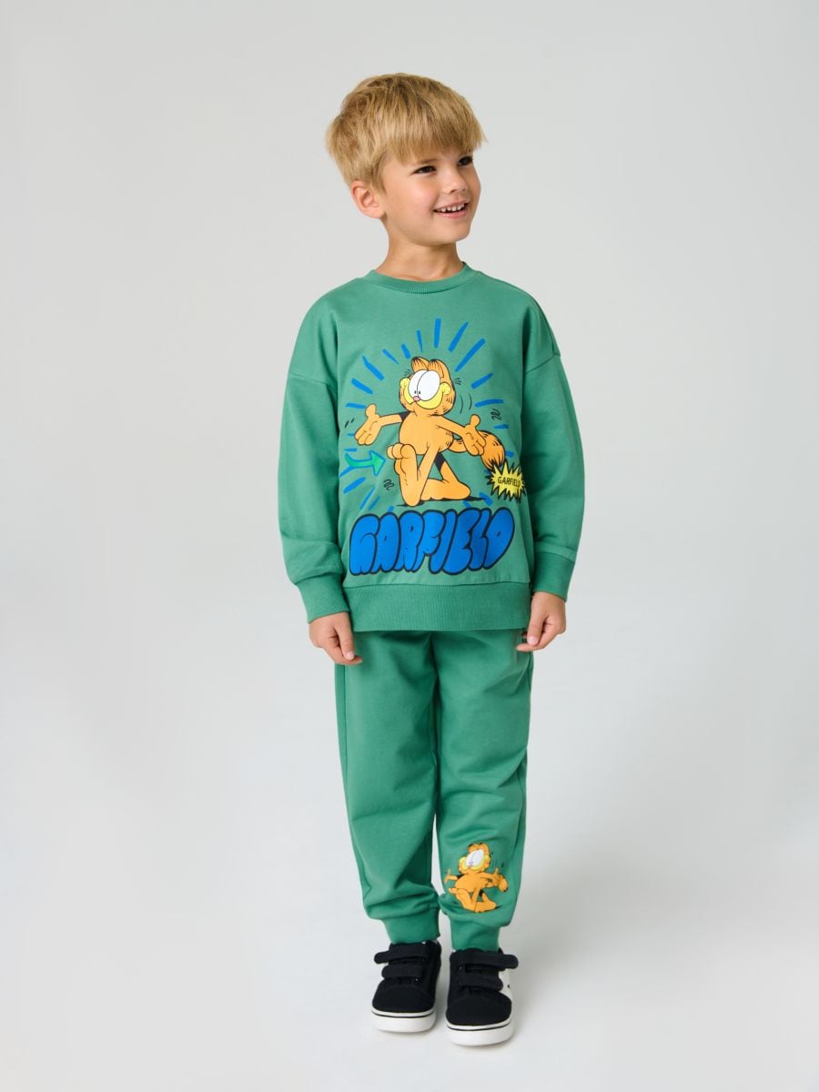 Pantaloni sport Garfield - verde - SINSAY