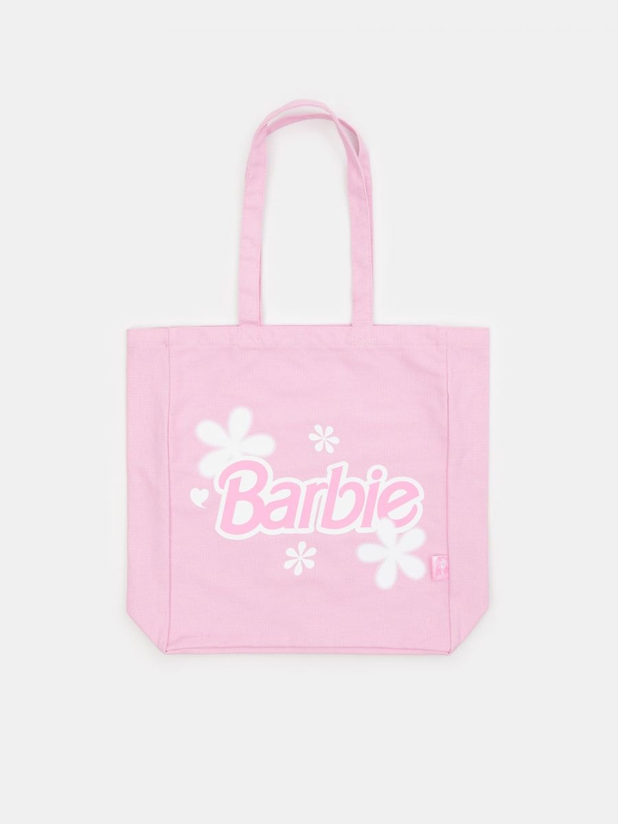 Чанта тип shopper Barbie - пастелнорозово - SINSAY