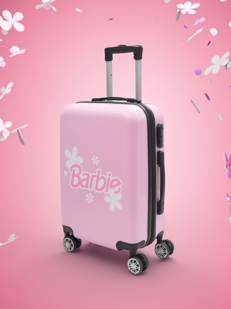 Barbie suitcase - pastel pink - SINSAY