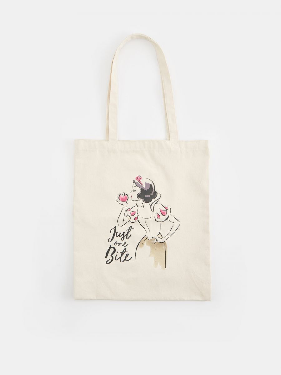 Snow White shopper táska - krémszínű - SINSAY
