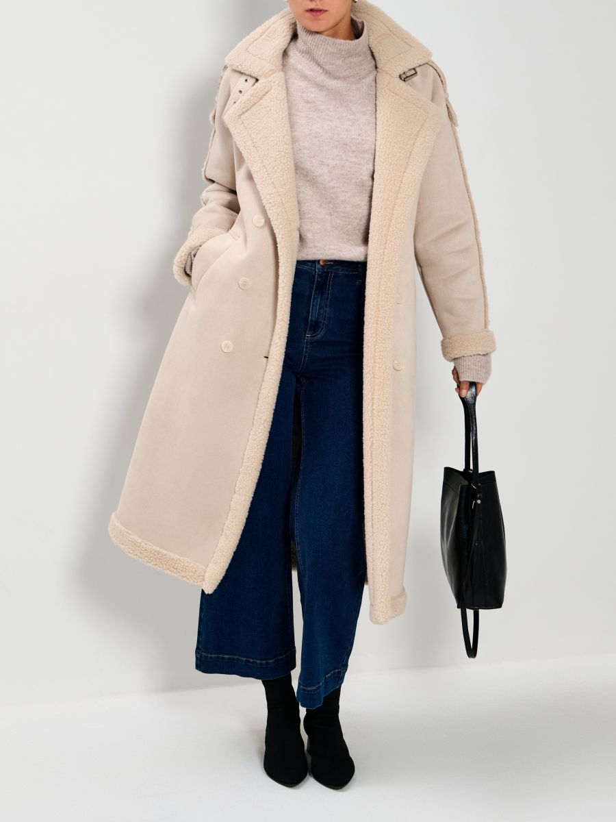 Kaput - krem - SINSAY